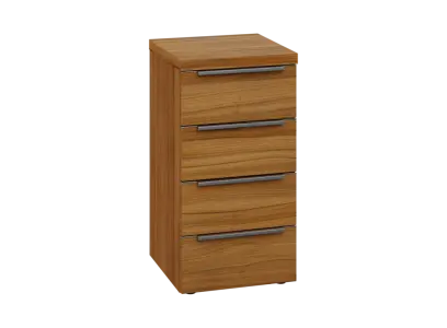 SIN 2 - 44Z kancelářská skříň, 4-zásuvková, 770x400x400, ořech světlý